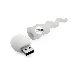 USB Stick in Sperma Optik 32GB Datenspeicher Lustiges Gadget - Bild 1 von 3