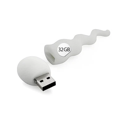 USB Stick in Sperma Optik 32GB Datenspeicher Lustiges Gadget - Bild 1 von 3