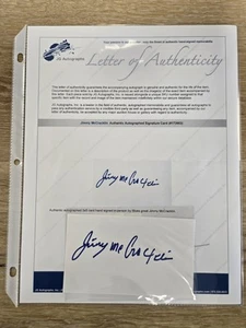 Jimmy McCracklin handsignierte signed 3x5" Karte Blues Musiker - Bild 1 von 2