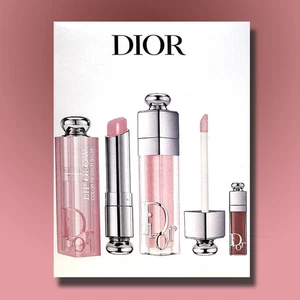 DIOR Addict Essentials Lip Glow, Lip Maximizer & Mini Lip 3 Piece Set 001 Pink - Picture 1 of 7