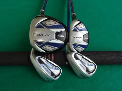 Junior Jr Maxfli Rev 3 Golf Club Set Driver Hybrid Irons Kids Youth Graphite RH - Image 1 of 4