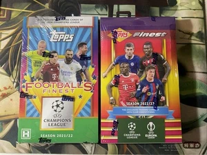 2021/2022-2022/2023 TOPPS FINEST UEFA. COMPETITION,,CHAMPION SOCCER HOBBY LOT 2, - Picture 1 of 11