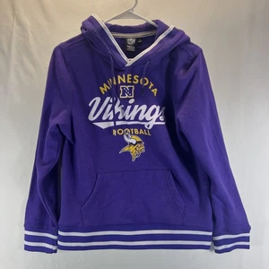NFL Team Apparel Lila Minnesota Vikings Football Pullover Hoodie Damen Größe S - Bild 1 von 15