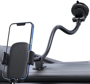 Soporte para teléfono - 14 pulgadas brazo largo parabrisas coche teléfono celular soporte anti-vibración S... - Imagen 1 de 7