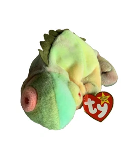 Ty Beanie Baby Leguan Iggy nicht mehr produziert Sammlerstück Kinderspielzeug nicht mehr produziert - Bild 1 von 12