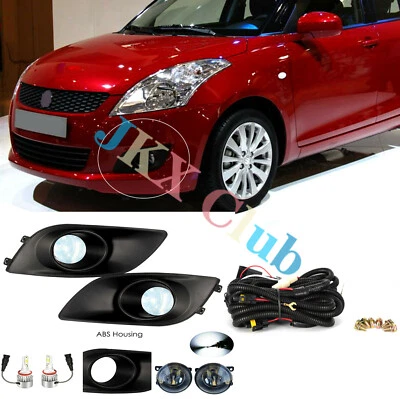 Luz antiniebla LED con interruptor de bombilla kit de cables para Suzuki Swift Hatch 2011~2017 Foto 1 de 4