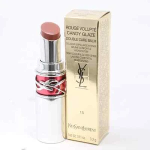 Yves Saint Laurent Candy Glaze Lippenbalsam 15 Showcasing Nude 0,11oz/3,2g Neu im Karton - Bild 1 von 11