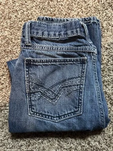 Boy's Wrangler 20X Jeans 16 REGULAR Boot-cut #3 HOLES At Both Front Belt Loops! - Picture 1 of 6