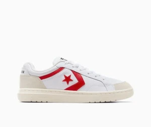 Size 10 - Converse Pro Blaze Classic 'Retro Low 90s - White Red Egret - Picture 1 of 7