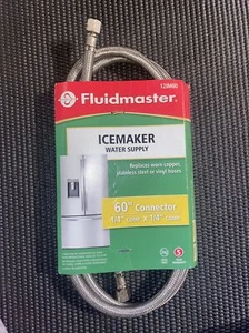 FLUIDMASTER ~ 60" Icemaker Wasserversorgung Anschluss 1/4" Komp x 1/4" Komp ~ 12IM60 - Bild 1 von 2