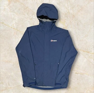Blaue Berghaus Hydroshell leichte wasserdichte Herrenjacke mit Kapuze (Größe S) L628 - Bild 1 von 8