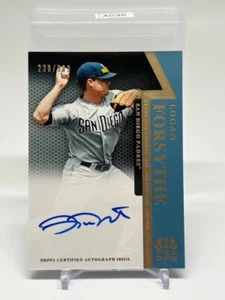 2011 Topps Tier One - On the Rise Autograph #OR-LF Logan Forsythe /999 - Picture 1 of 2