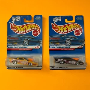 Hot Wheels PRO STOCK FIREBIRD - 2000 First Editions #64 - Lot of 2 Variations! - Picture 1 of 4