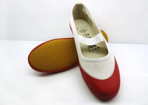 Lady Slip-on Canvas Shoeses Plimsolls Soft Espadrilles Dance Gymnastics Trainer - Picture 1 of 13