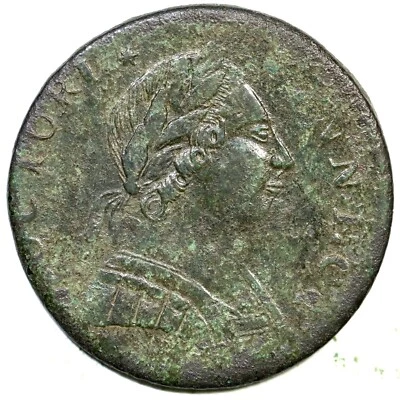 Moneda de cobre colonial Connecticut 1788 M 4,1-k R-5 Foto 1 de 2