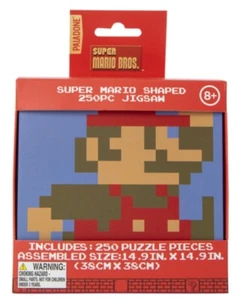 Nintendo Super Mario Bros Puzzle Tin with 250-Piece Jigsaw Puzzle, Retro Mario - Picture 1 of 4