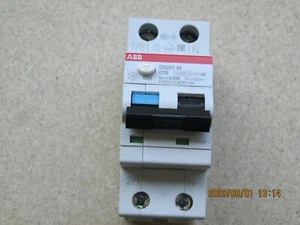 ABB DS 201 M C16 AC30 INT. DIFF. MAGN. 10KA 1P+N AC C16 30MA - Foto 1 di 3
