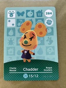 284 CHADDER Animal Crossing Amiibo Card #284 Authentic ACNH - Picture 1 of 1