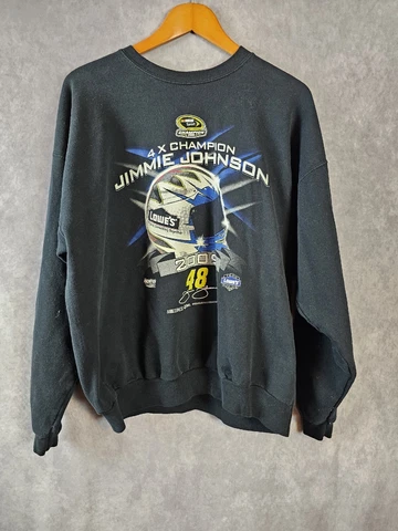 Nascar Chase Authentics Men's Jimmie Johnson Sweatshirt. Black. Size XL Cover
