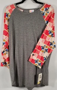 Disney Lularoe Donald Duck Randy Shirt, 3/4 Sleeve New NWT, (SIZE 2XL) - Picture 1 of 7