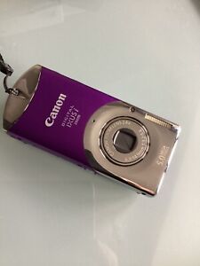 CANON IXUS I ZOOM PURPLE SILVER 5MP Excellent Small Pocket Digital Camera Rare