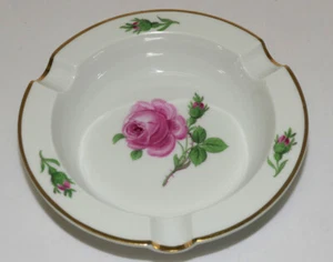Meissen,Aschenbecher, rund, Meissener Rose, Neuer Ausschnitt, Ø 12,0 cm, 1. Wahl - Picture 1 of 5
