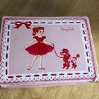 Thermos Vintage 1960 Pink Vinyl Pony Tail Lunch Box Great Condition & Lovely