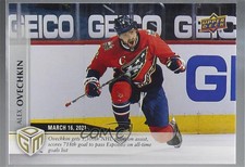 2020-21 Upper Deck Game Dated Moments March /499 Alex Ovechkin #28