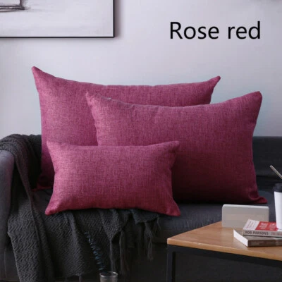 2 fundas de almohada funda de cojín ropa de cama sala de estar sofá dormitorio decoración del hogar Foto 1 de 4