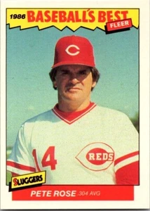 1986 Fleer Baseball's Best Sluggers vs. Pitchers - Pete Rose #29 - Picture 1 of 1