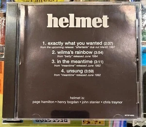 Aftertaste by Helmet (CD_Promo Sampler, Maxi-single 1996) Interscope - Foto 1 di 4