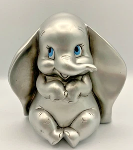 Disney Dumbo Precious Moments Bank Showcase Collection Excellent Condition 5.5” - Picture 1 of 5