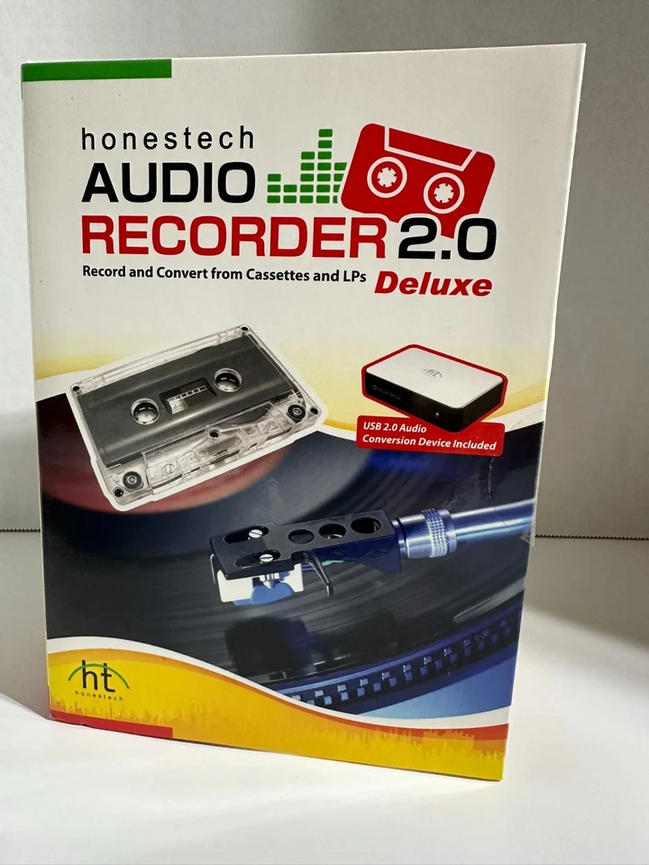 Honestech Audio Recorder 2.0 Deluxe Convert From Cassettes LPs (new/sealed) - Image 1 of 4