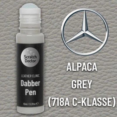 THE SCRATCH DOCTOR Bolígrafo Reparador Cuero para MERCEDES GRIS ALPACA 718A. Reparación arañazos y rasguños