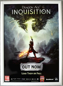 Dragon Age Inquisitions SELTEN PS4 XBOX ONE Wii 42 cm x 59 cm Werbeposter #2 - Bild 1 von 1