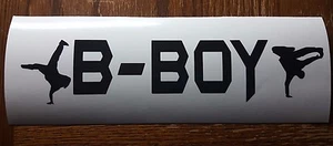 B-Boy Break Dancing Sticker/Decal Car Window Vinyl Laptop Decal Hip Hop Dance - Picture 1 of 1