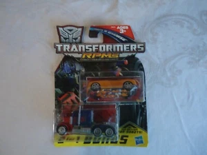 Hasbro 1/64 Transformers RPMS Bumblebee & Optimus Prime 2 Pack Die Cast Replicas - Picture 1 of 6