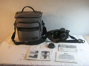 Nikon AF F-401 Kamera + Objektiv und Blitzgerät aus Sammlung - Bild 1 von 17