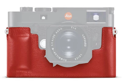 LEICA Protector M10 Leder rot , Art 24 022 -  Aussteller  *  Fotofachhändler  * - Bild 1 von 2