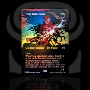 Tersa Lightshatter •Borderless Foil• Rare Orc Wizard - Tarkir: Dragonstorm - MTG - Bild 1 von 2