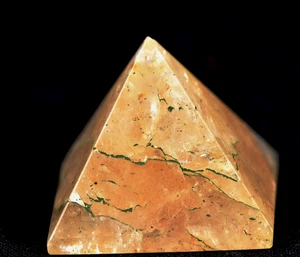 Himalayan golden healer/agnitite included pyramid  infusion of divine fire#7941 - Picture 1 of 6