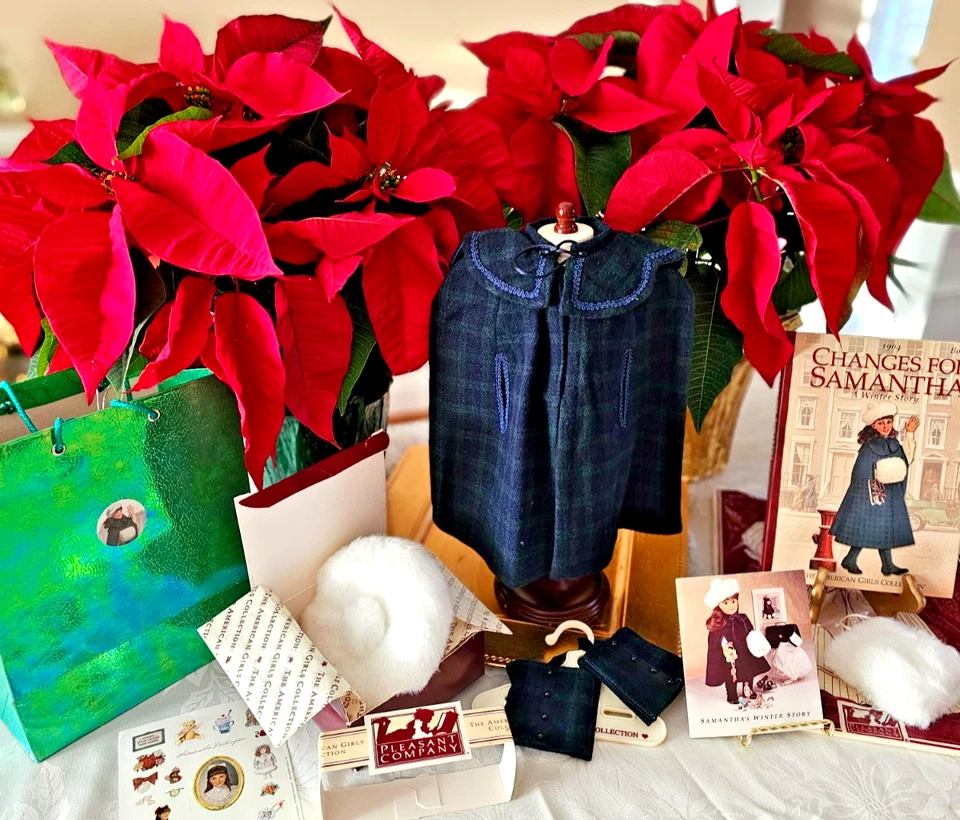 Приятная компания Саманта клетку плащ и гетры w шикарный шляпа и муфты в темно-бордовой коробке - Изображение 1 из 4