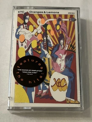 XTC Oranges & Lemons Cassette Tape 1989 Alternative Psychedelic Rock Rare Sealed - Image 1 of 3