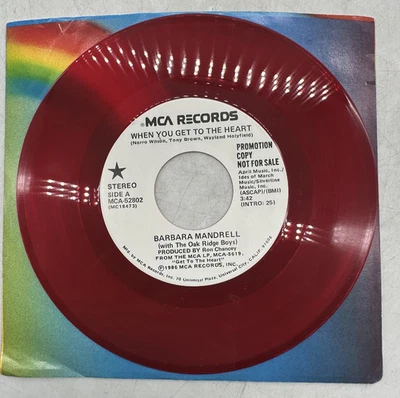 Barbara Mandrell w/ The Oak Ridge Boys When You Get To The Heart MCA-52802 Promo Foto 1 de 4