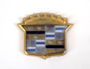 Gold Crown Logo Emblem Badge ESCALADE Cadillac Fits 1999-2000 - Picture 1 of 10