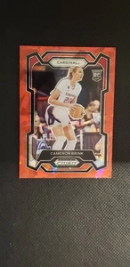2024 Prizm Draft Picks Cameron Brink RC Red Ice #89 Cardinal - Picture 1 of 2