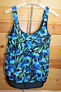Neu mit Etikett Maxine of Hollywood Damen-Tankini Badeanzug tropischer Druck Größe 18 - Bild 1 von 4