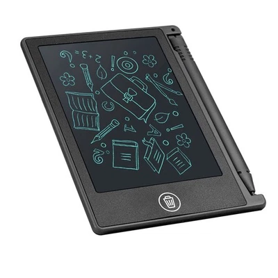 Schwarz LCD 4,5 Zoll Handschrift Schreibtablett Zeichenbrett für Kinder/Kind - Bild 1 von 4