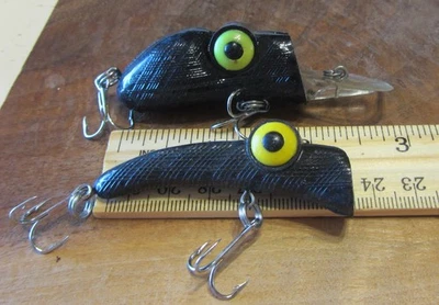 Rabble Rouser Black Ashley and Black Topwater Lure Lot - Image 1 of 4