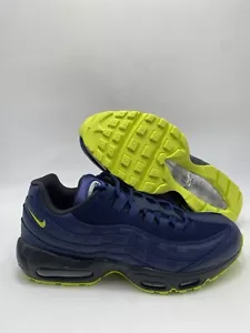 NIKE By You Air Max 95 Blue Black Volt (314352 998) Women's Sz 10/Men's Sz 8.5 - Picture 1 of 8